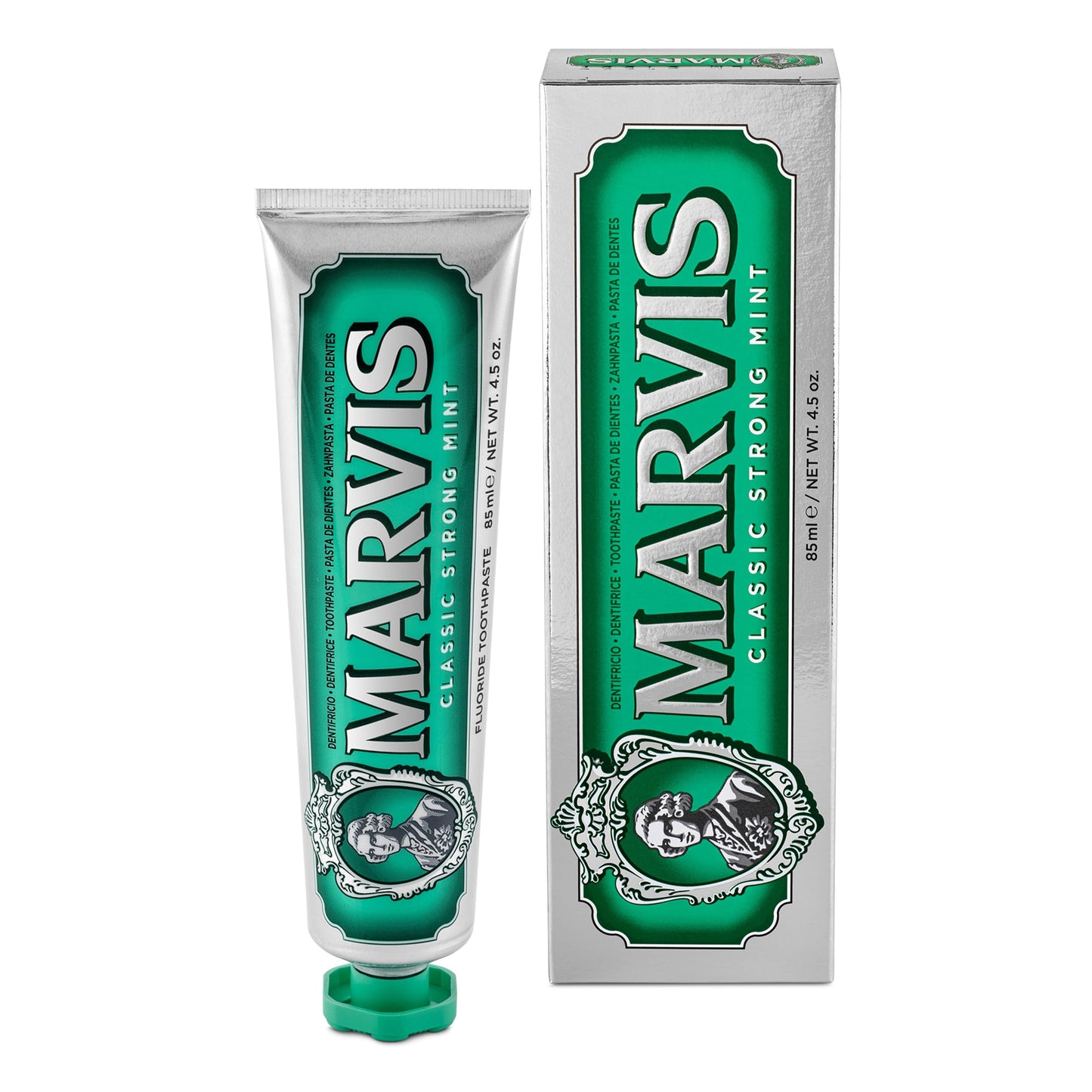 - Marvis Classic Strong Mint Toothpaste | 85 ml | Sensational Flavoured Toothpaste -