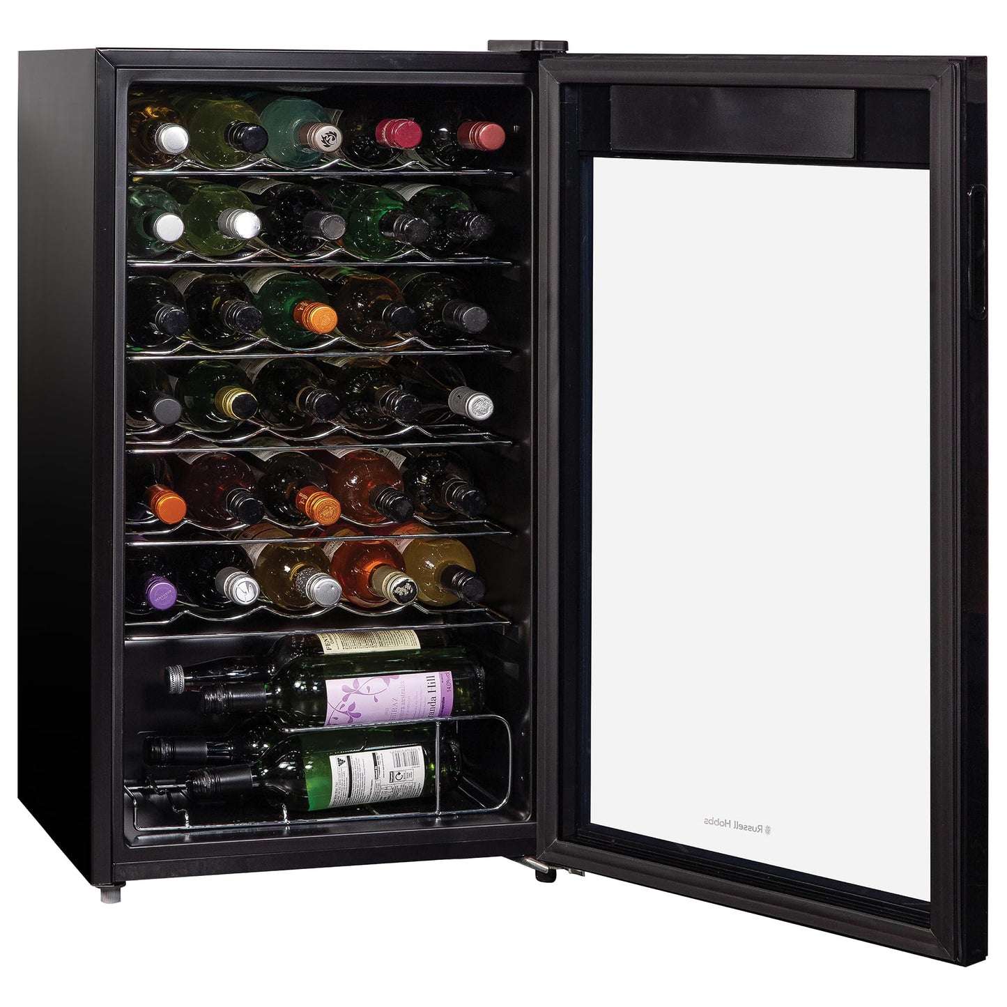 - Russell Hobbs Undercounter Fridge | 93 Litre/34 | Freestanding Wine & Drinks Fridge -