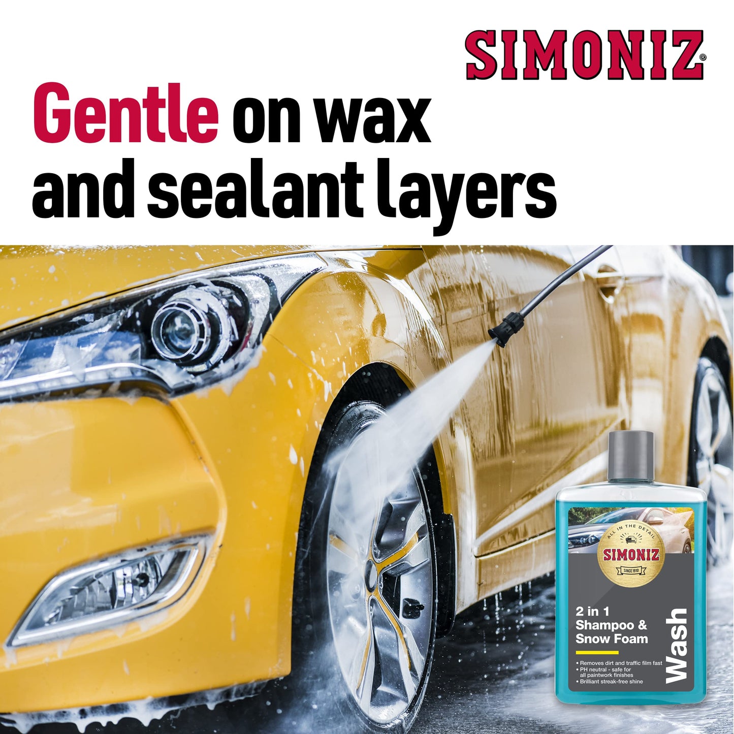 - Simoniz Car Shampoo & Wax 5L | 2-in-1 Car Shampoo -
