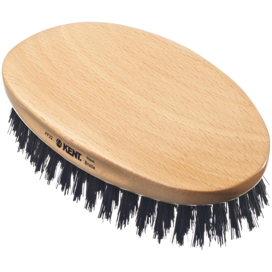- Kent Military Oval Beech and Bristle Hairbrush -