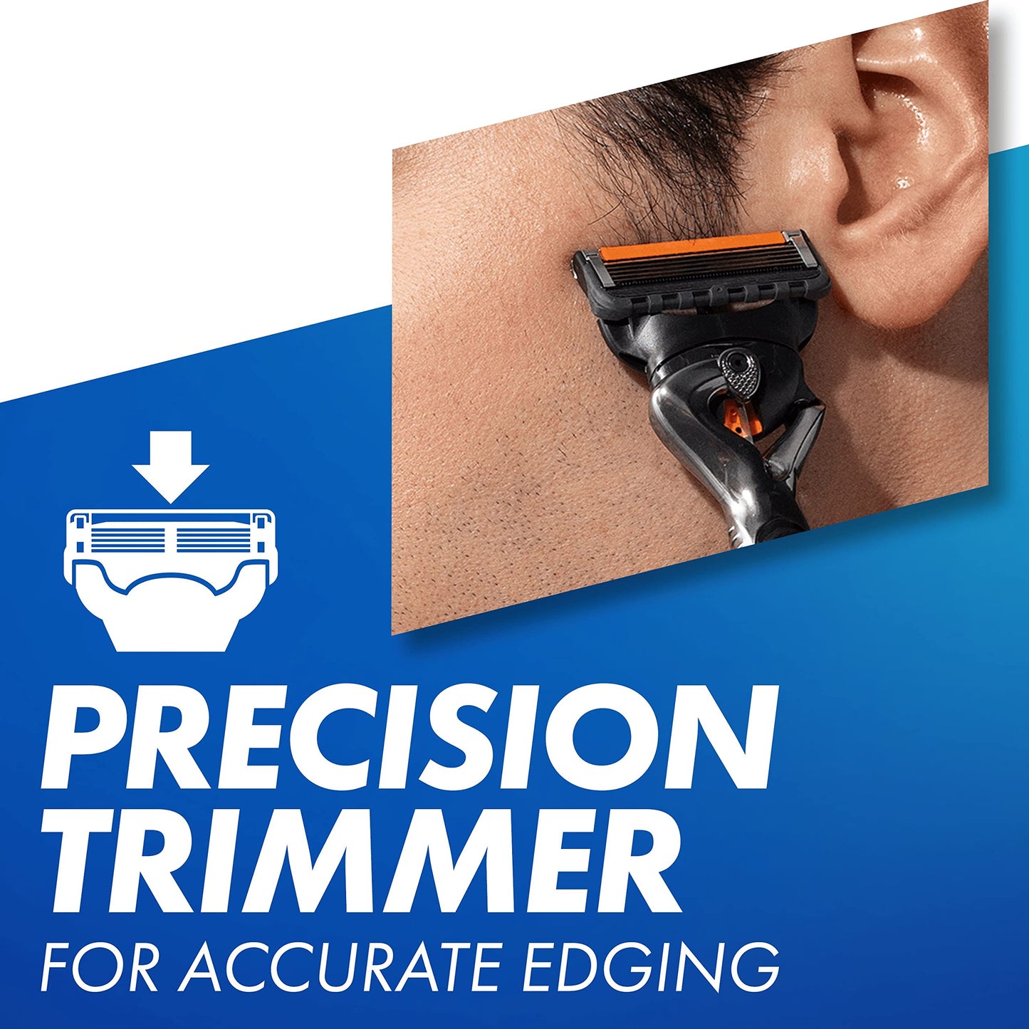 - Gillette ProGlide Men's Razor with Flexball Technology | 9 Razor Blade Refills | Precision Trimmer | 5 Anti-Friction Blades -