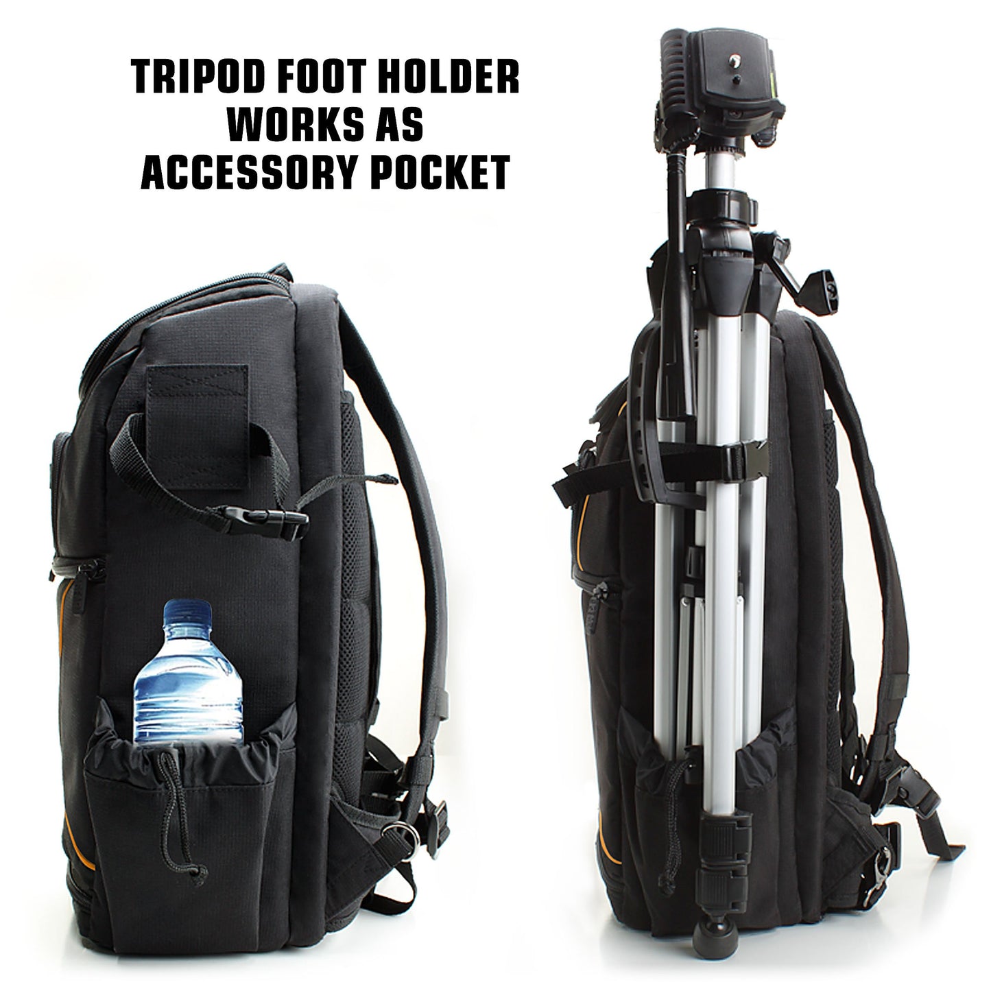 - USA Gear Digital Camera Backpack DSLR Photo Bag with Comfort Design, Waterproof Cover -