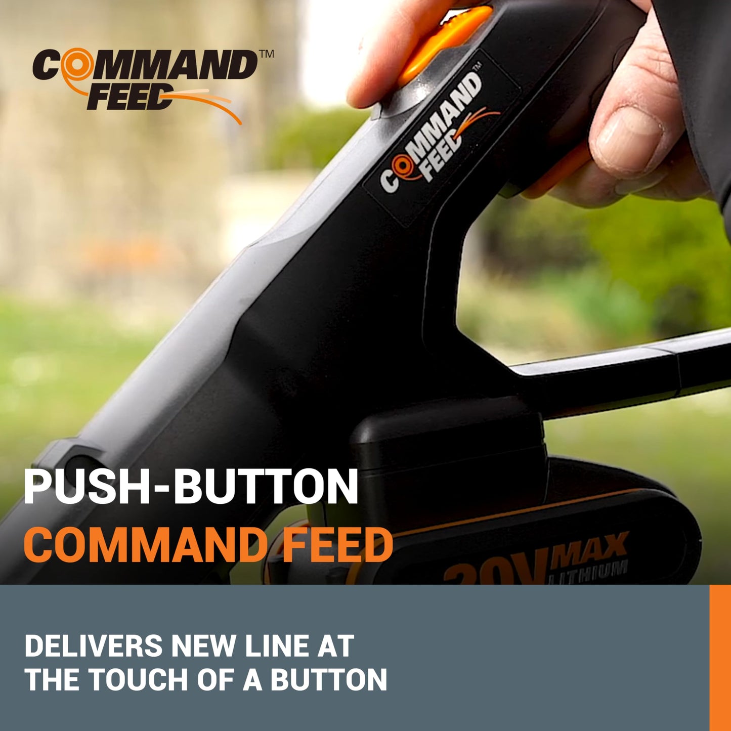 - WORX WG163E 18V Cordless Grass Trimmer