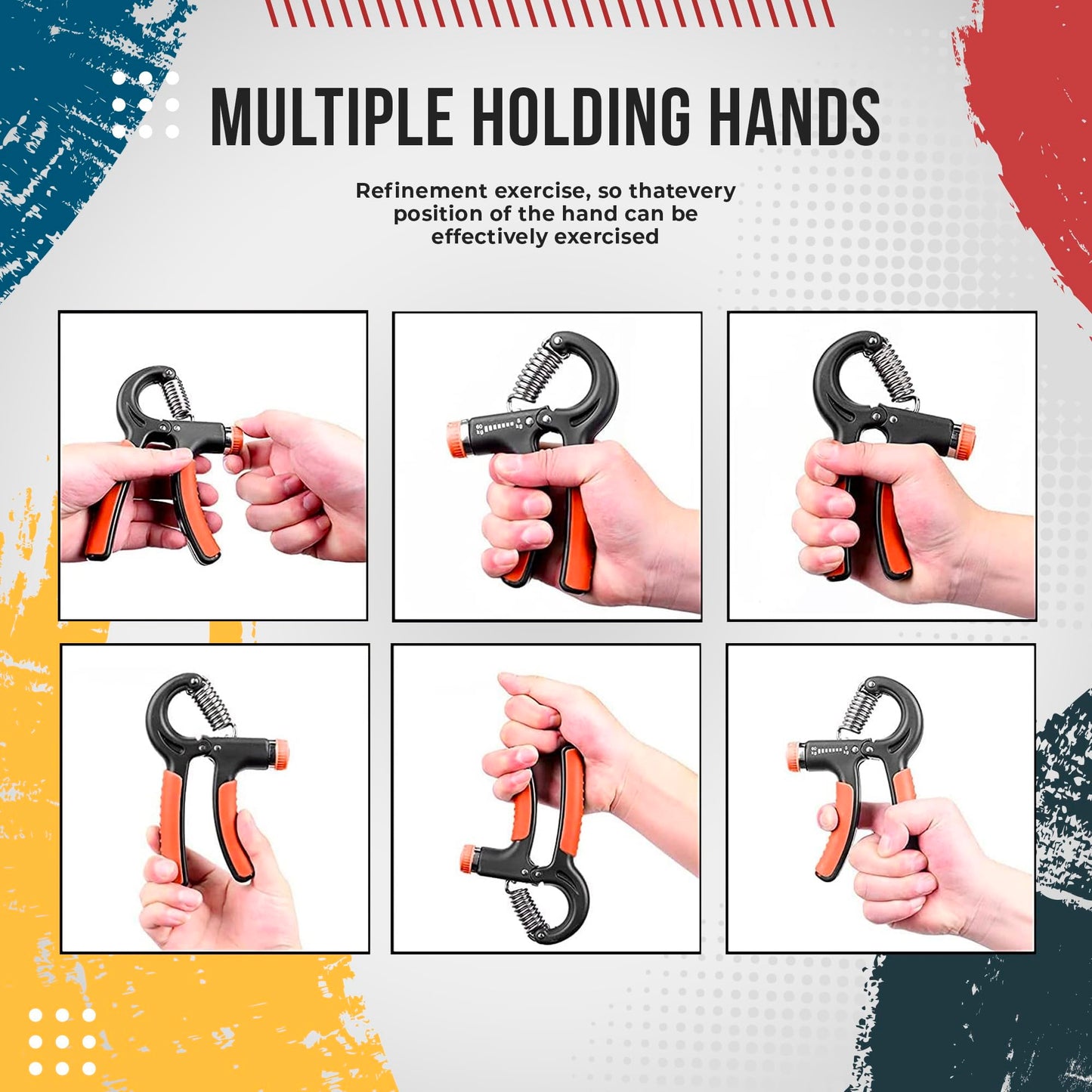 - K-MART 2 Pack Hand Grip Strengthener Adjustable 5-60 kg -