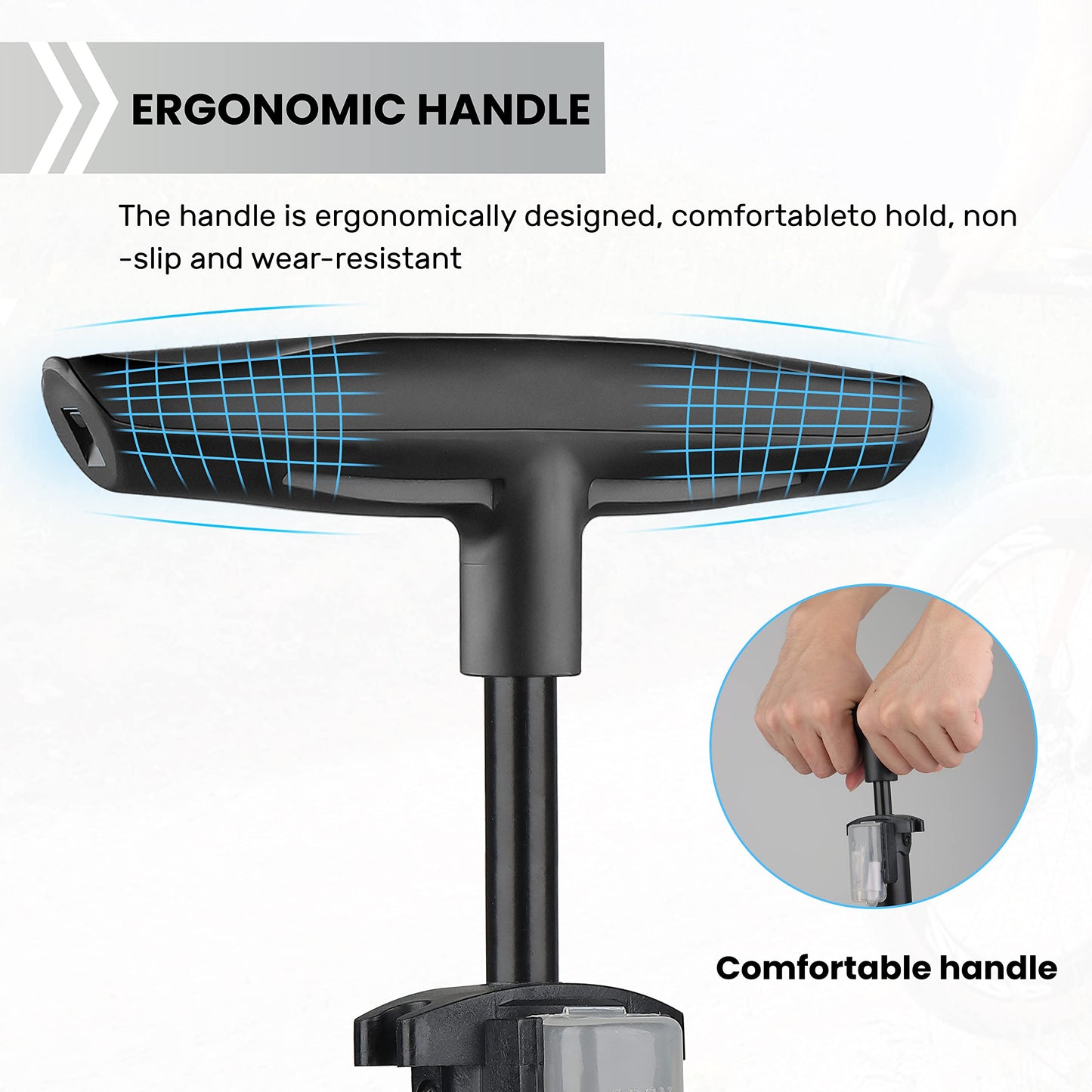 - Hycline Bike Pump | Bicycle Floor Pump For Bike Tyre | 150 PSI High Pressure Bike Pump -