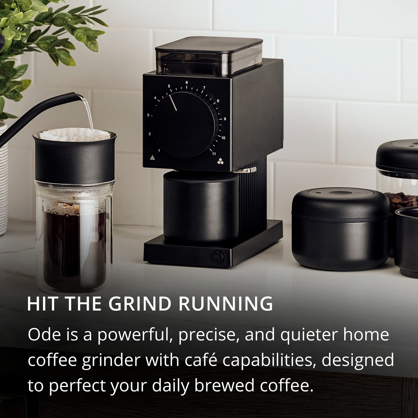 - Fellow Ode Brew Grinder | Electric Burr Coffee Grinder | 31 Settings for Drip | French Press -
