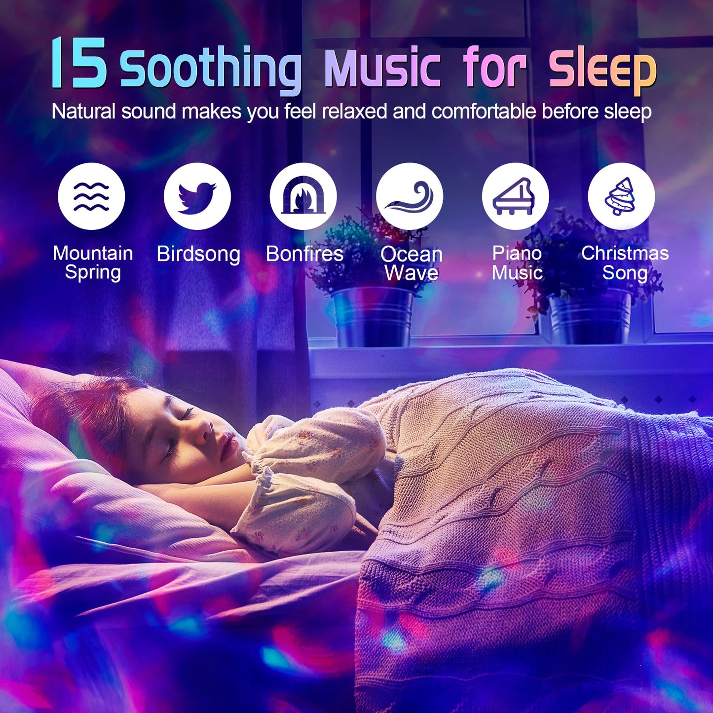 - Galaxy Projector 20 Lighting Modes Star Projector | HiFi Bluetooth Speaker Galaxy Projector Light | 15White Noise Sensory Lights | Remote & Timer Galaxy Light Projector -