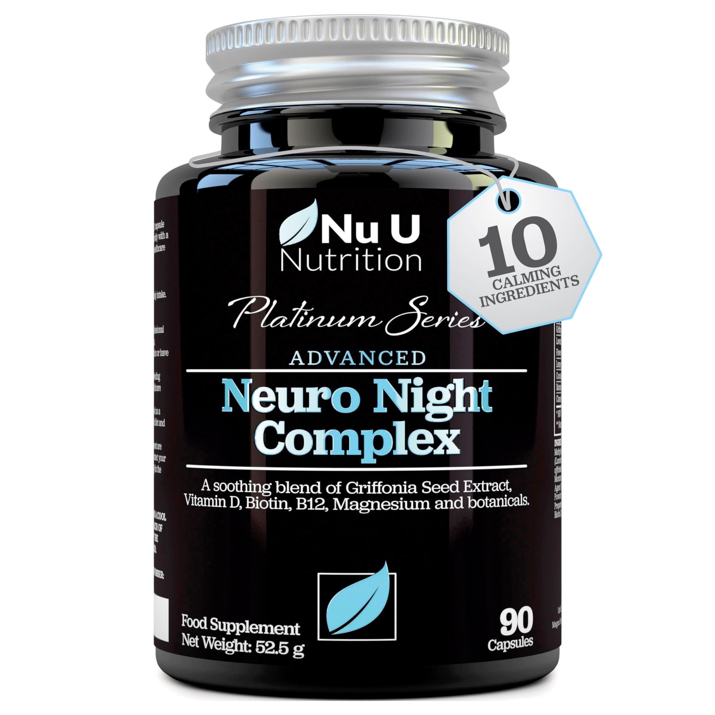 - Neuro Night Sleeping Aid with Griffonia Seed Extract | 90 Vegetarian Capsules -
