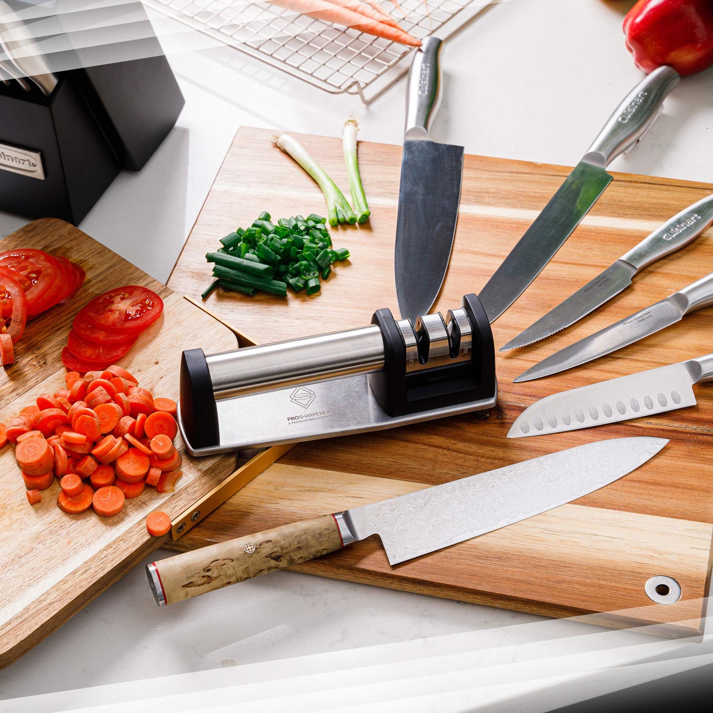 - PRO Sharpener | A Professionals Choice | Manual Knife Sharpener -