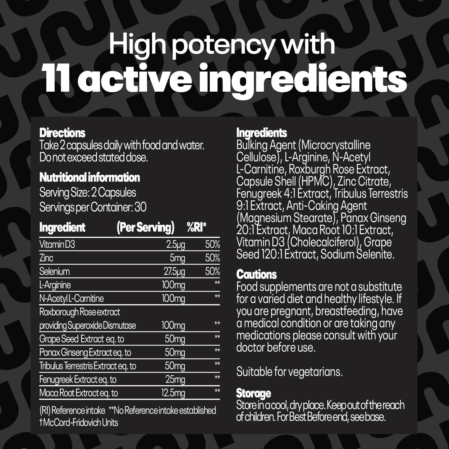 - Numan Testosterone Pro | Maca Root, Tribulus Terrestris, Zinc, Ginseng - Testosterone Supplements for Men -