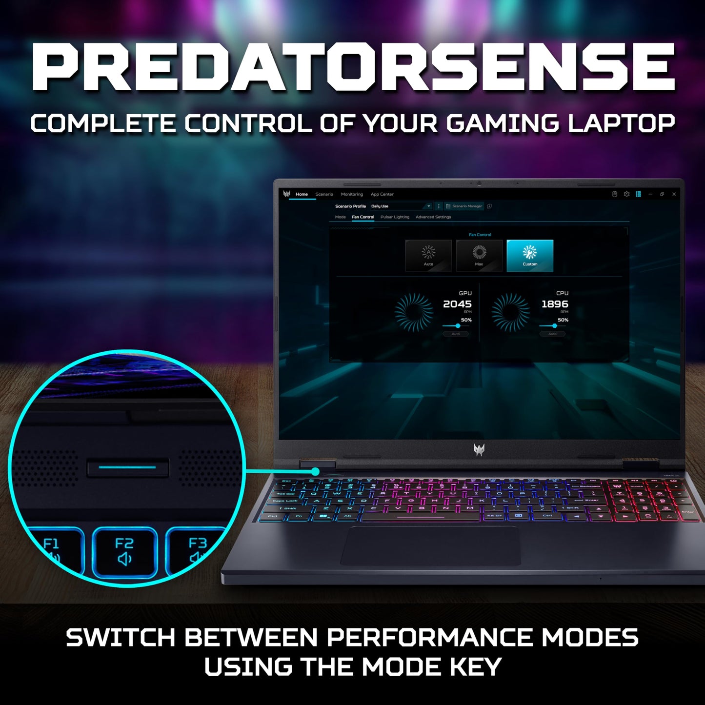 Acer Predator Helios Neo 16 PHN16-72 Gaming Laptop - Intel Core i7-14650HX, 16GB, 1TB SSD, NVIDIA GeForce RTX 4060 8G, 16" WQXGA IPS 165Hz, Windows 11, Black