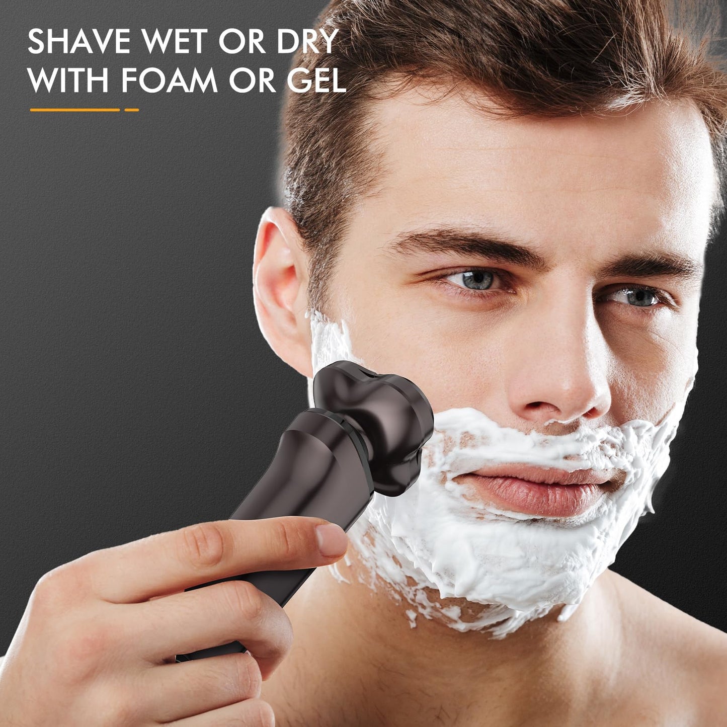 - Electric Shaver for Men | Cordless Rechargeable Rotary Shaver -