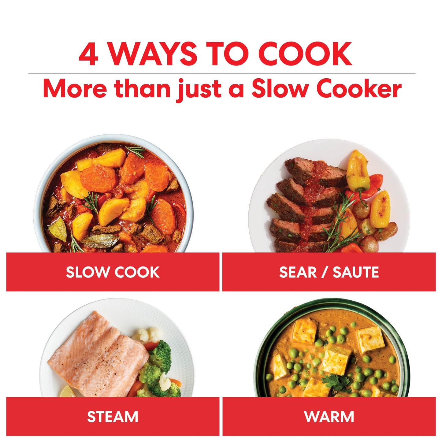 - Instant Superior Slow Cooker | Digital Slow Cooker with Steamer -