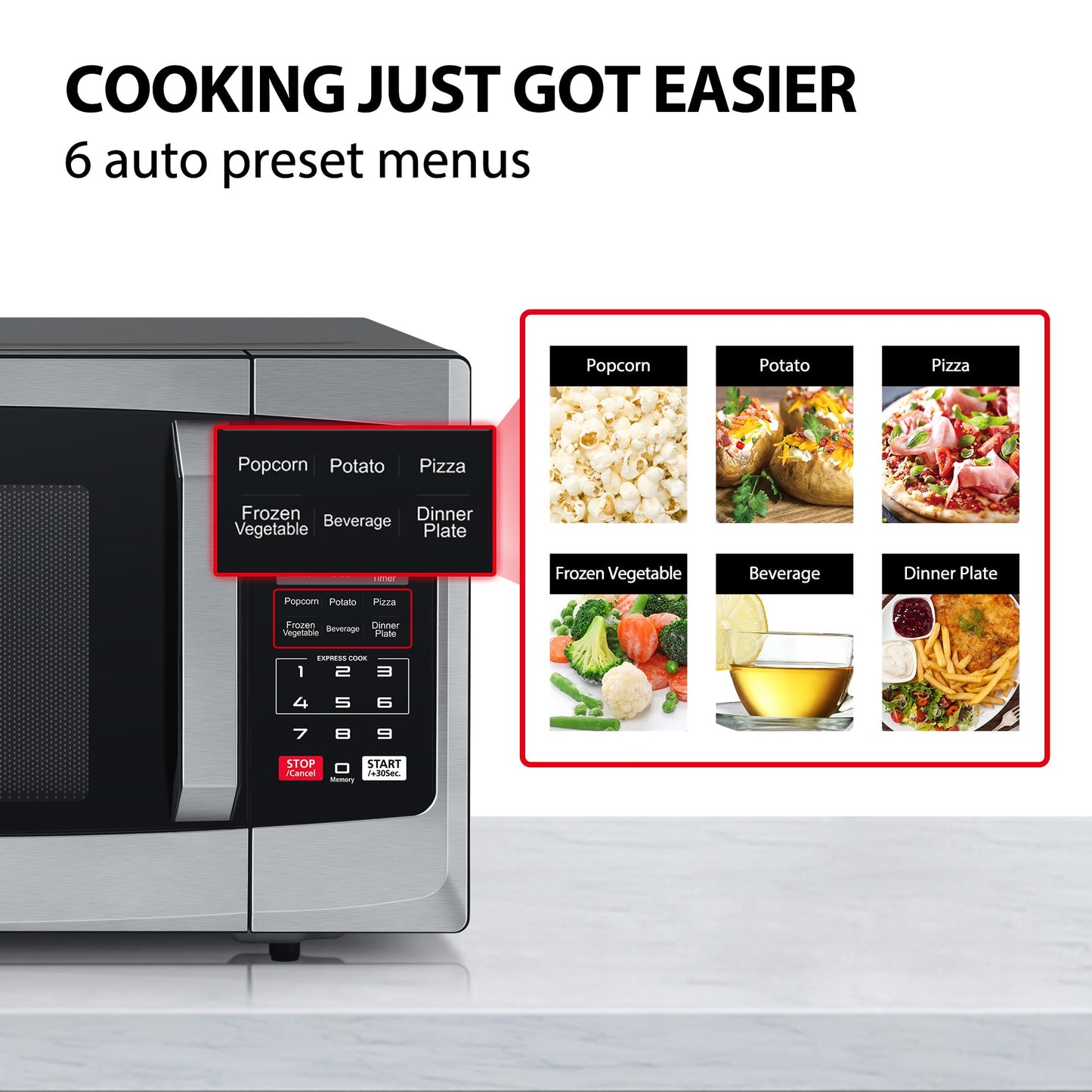 - Toshiba 800w 23L Microwave Oven | Digital Display | Auto Defrost -