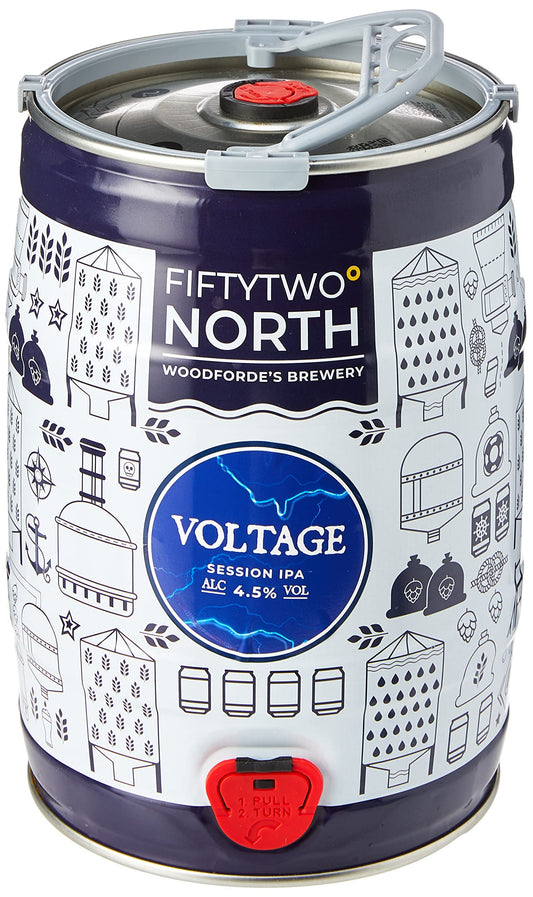 - Fifty Two Degrees North Voltage 5 Litre Mini Keg -