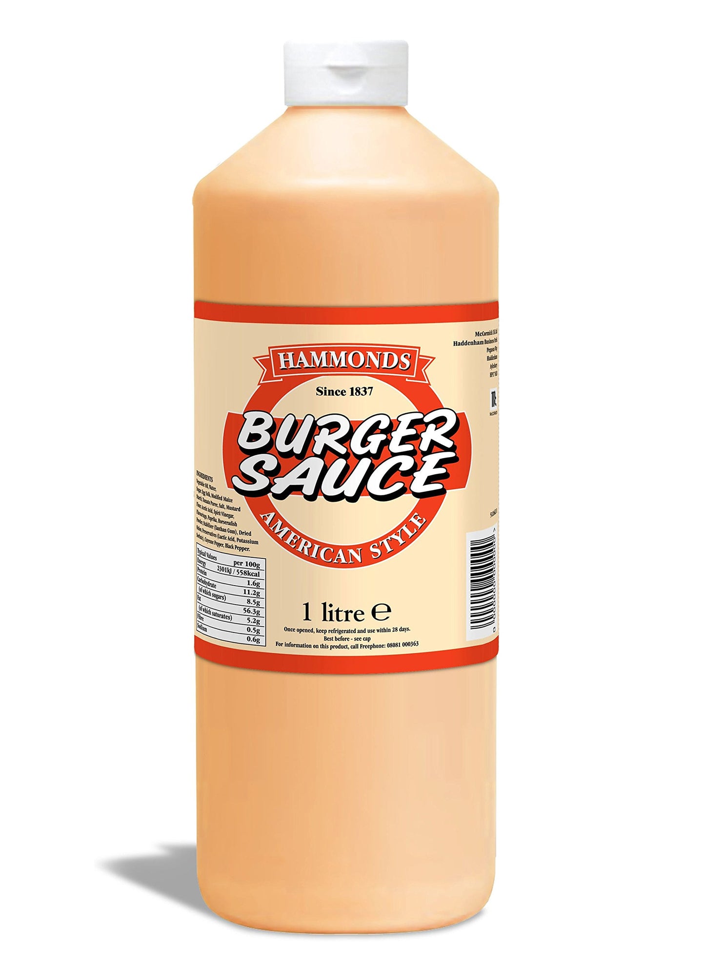 - Hammonds Burger Sauce | 1l -