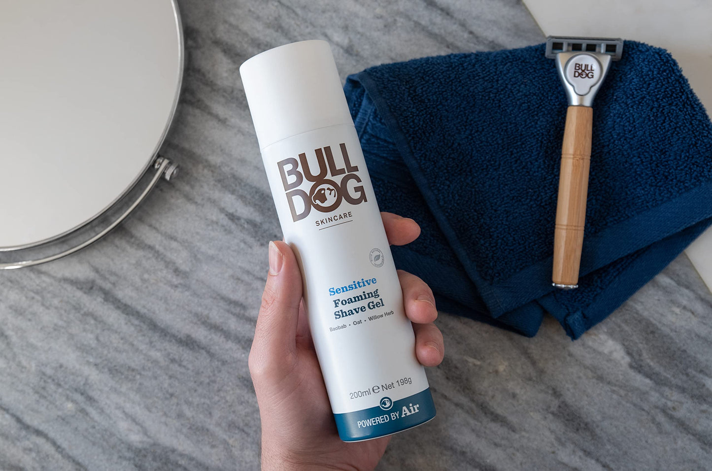 BULLDOG SKINCARE - Sensitive Foaming Shave Gel | Smooth and conditioning | 200 ml