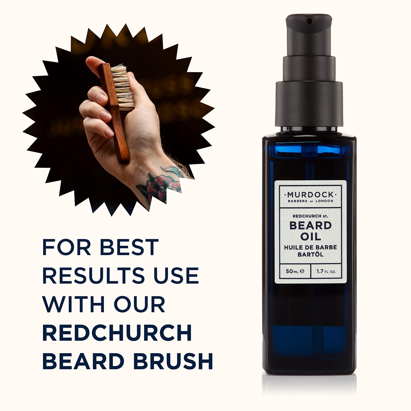 - Murdock London Natural Beard Oil for Men | Organic Scent Beard Oil for Healthy growth & Nourishment -