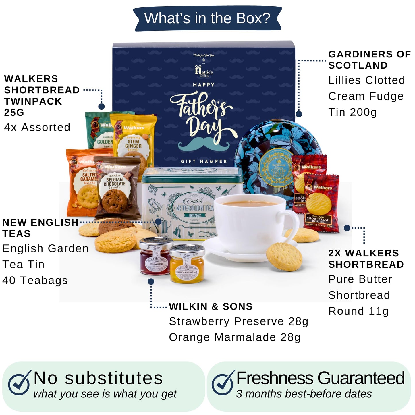 - Hattie's Gifts Fathers Day Hamper & Gourmet Gifts | Mens Gift Set | Afternoon Tea Hamper -