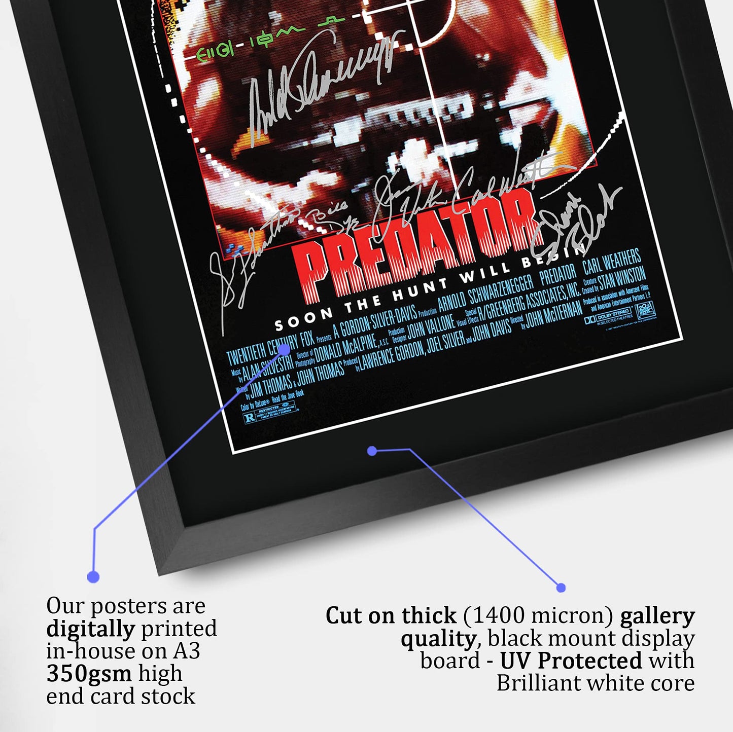 - HWC Trading Predator The Cast Arnold Schwarzenegger -
