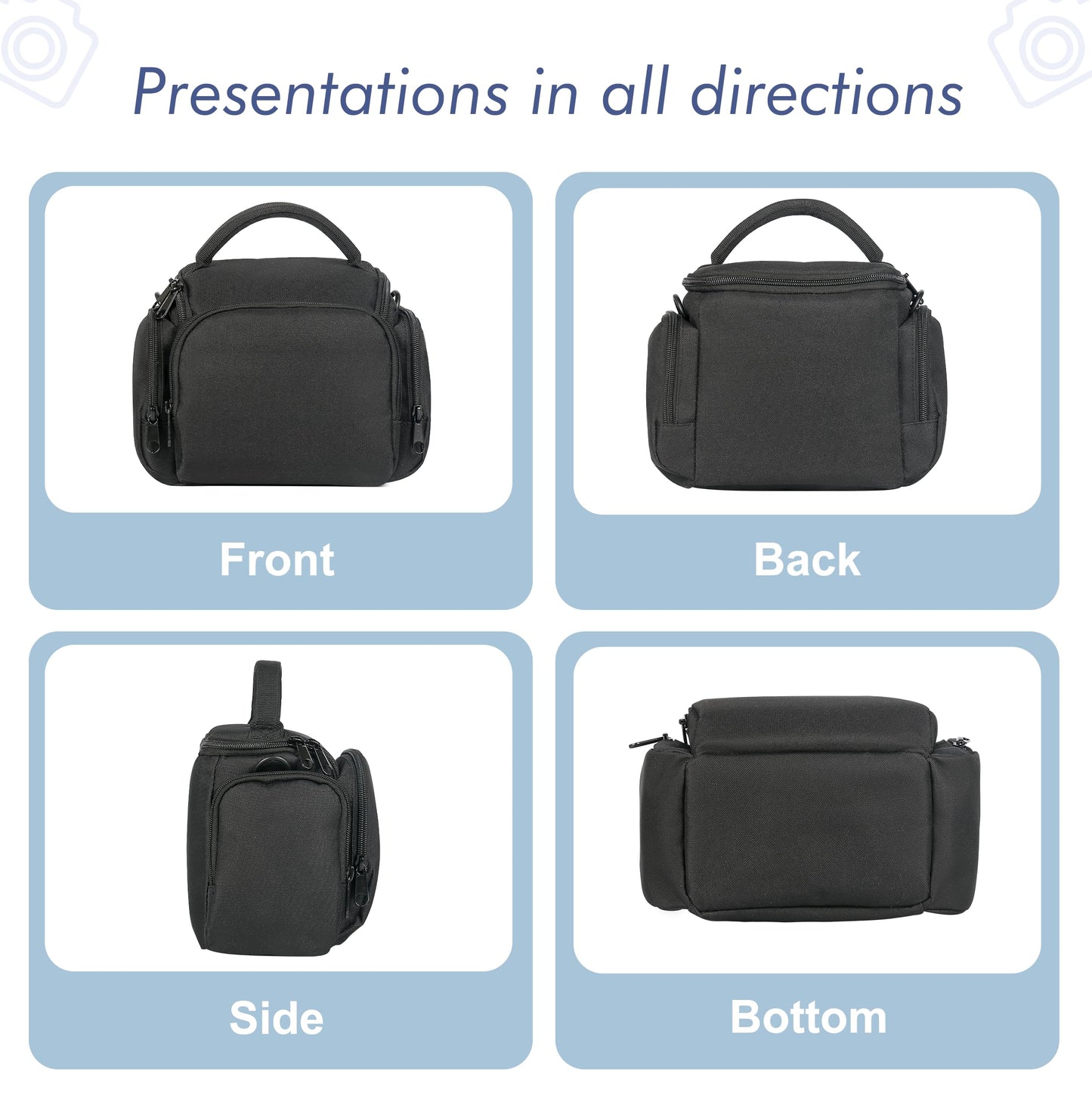 - SLR Cameras Case | Waterproof Shockproof DSLR Camera Single Bag -