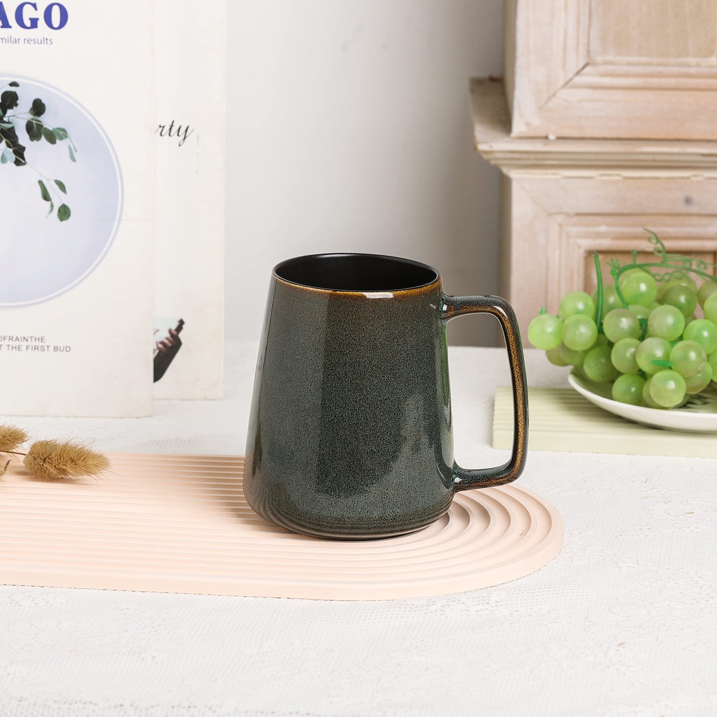 - Large Ceramics Coffee Mugs | Extra Large Cups | Cappuccino, Latte, Hot Chocolate Or Hot Tea -
