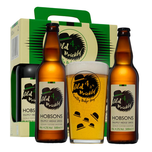 - Old Prickly Pale Ale Gift Set | Contains 2 x 500ml bottles | Pint Glass -