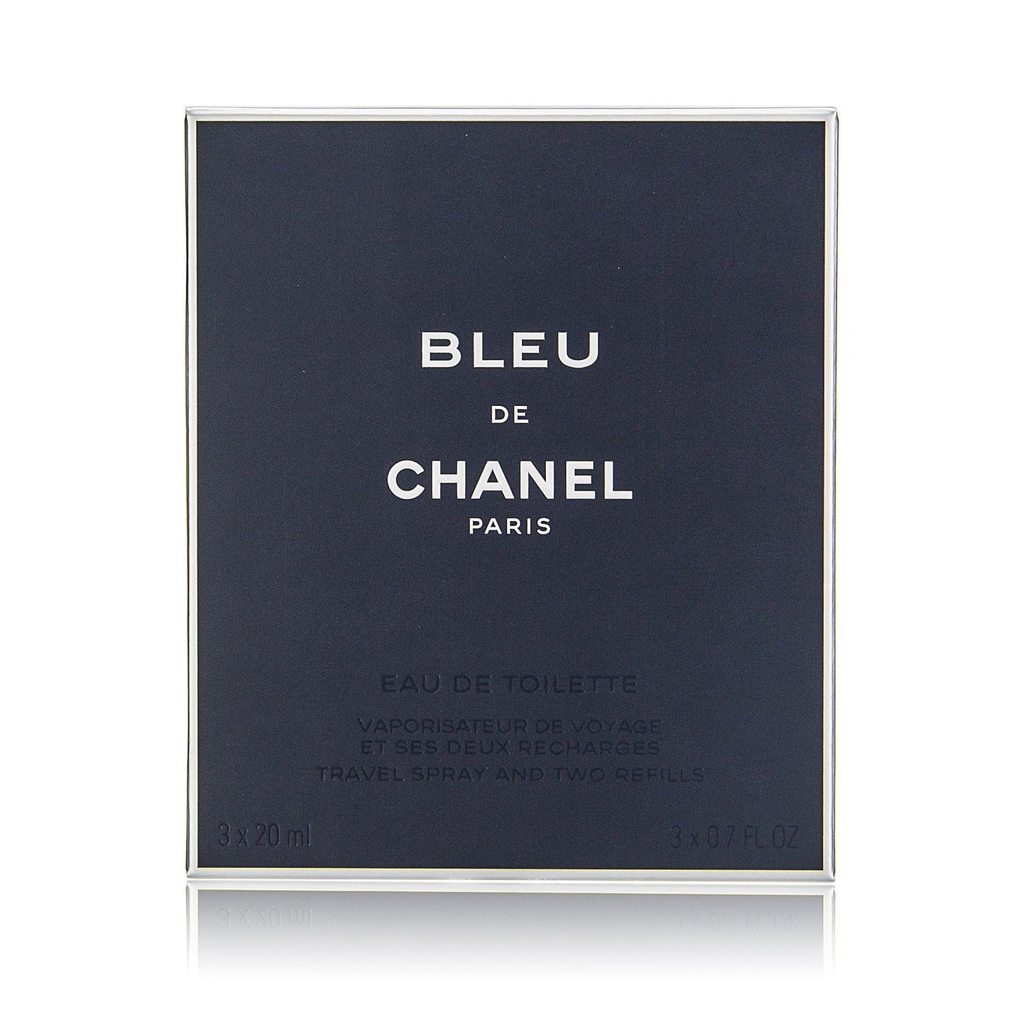 Chanel Bleu De Chanel Eau De Toilette Travel Spray & Two Refills 3x20ml
