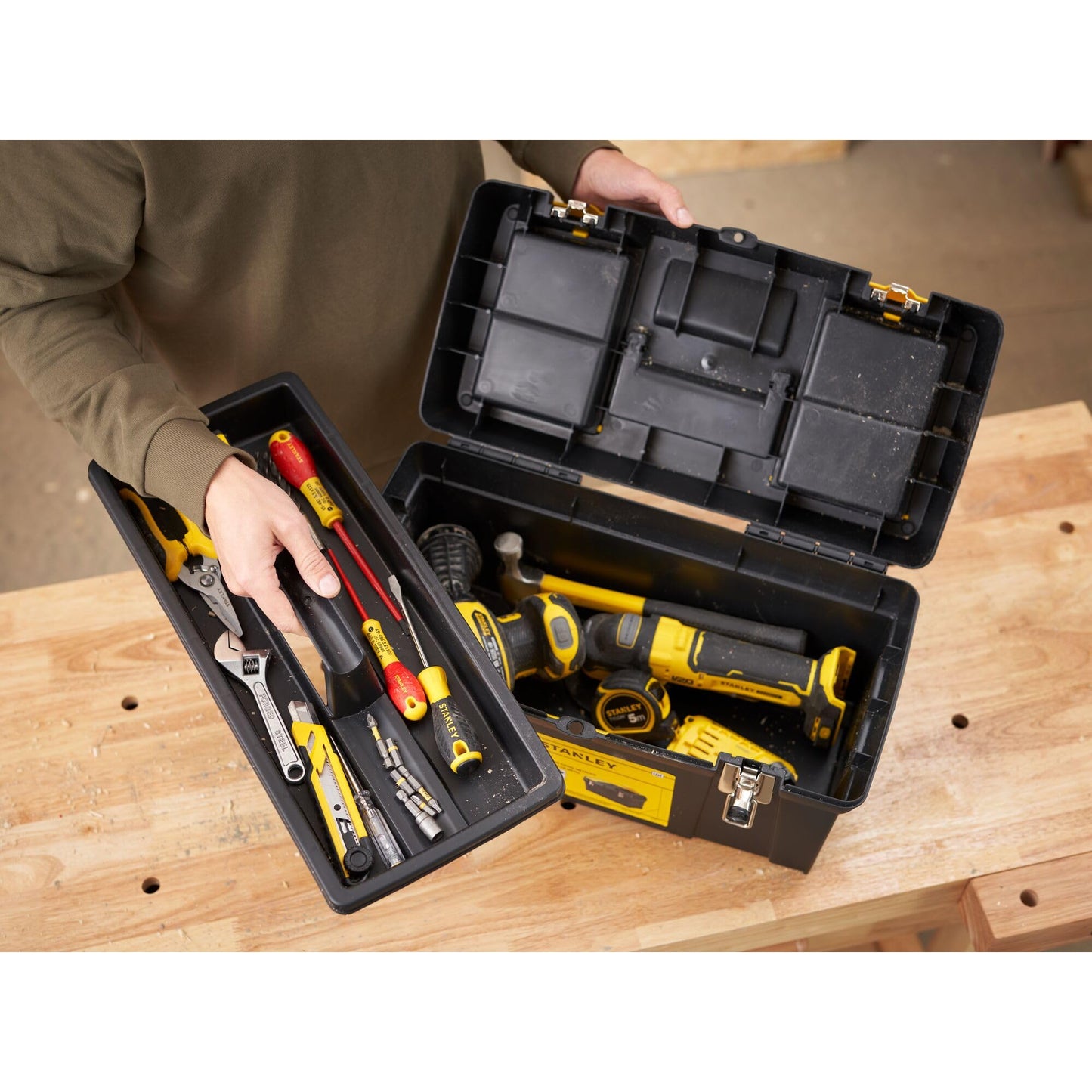 - Stanley Toolbox with Tote Tray | 19/48cm -