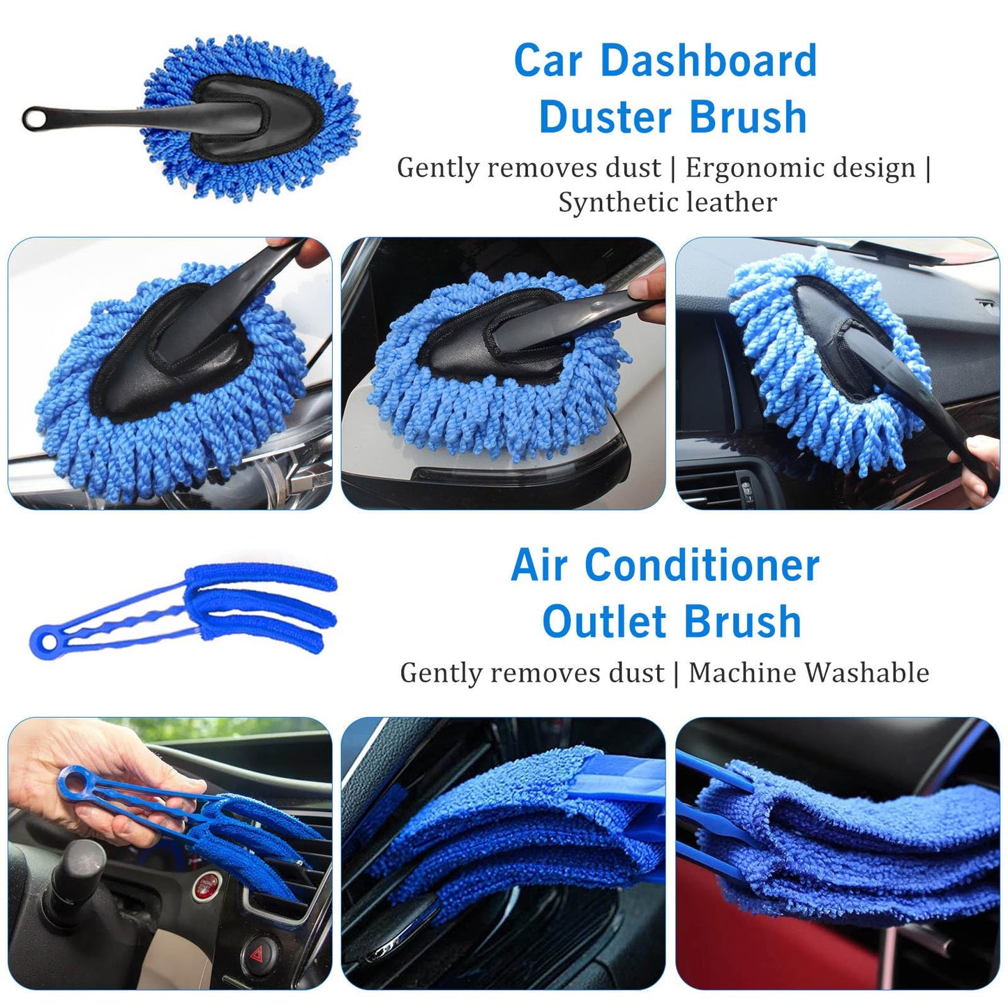 - Zero to Auto® Ultimate 22 Pieces Car Cleaning Kit with Collapsible Bucket and Bag for Interior/Exterior Detailing/Washing including Brush Microfibre Towel Mitt For Wheels Leather Dashboard