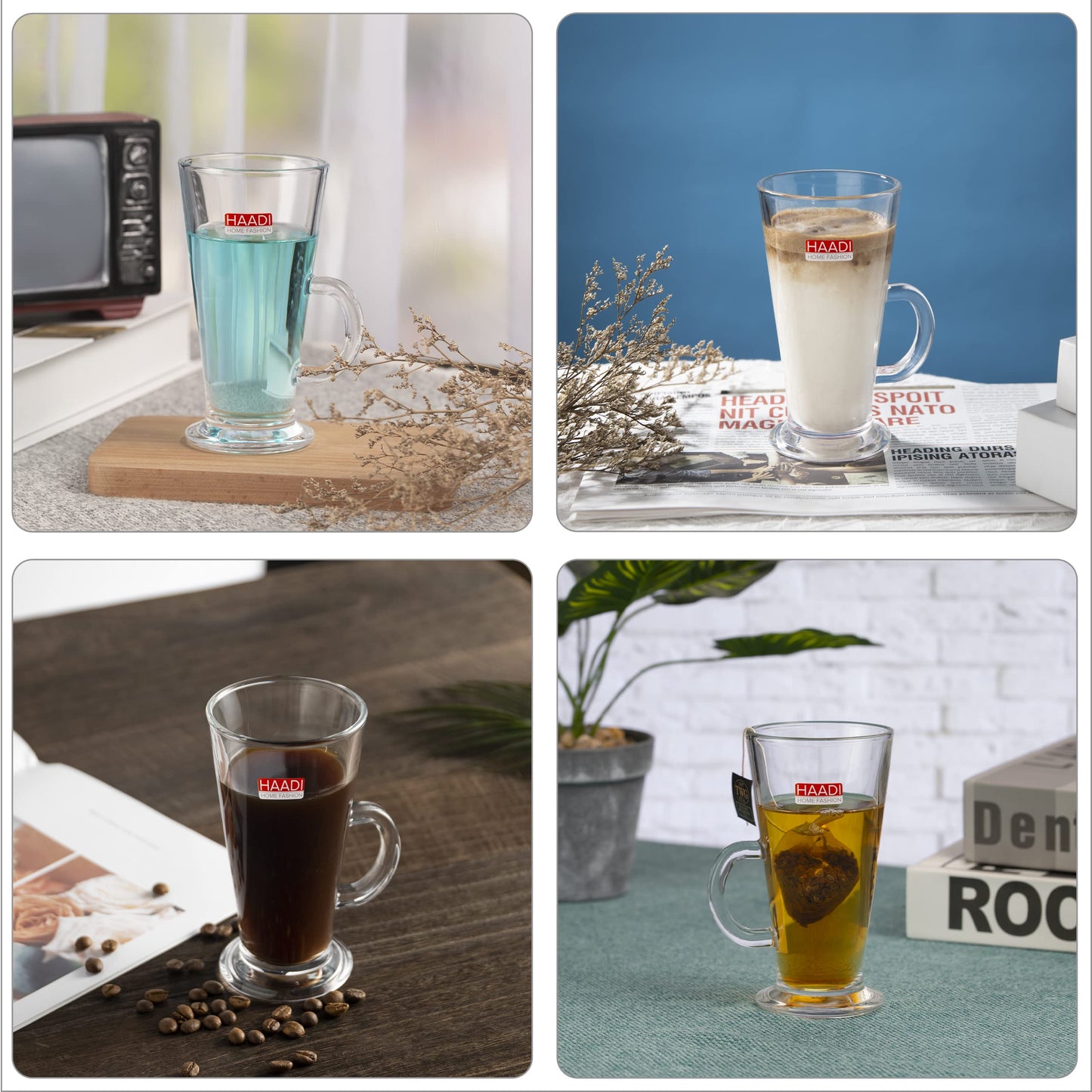 - Latte Glasses | Temperature Resistant Mugs | Cappuccino, Espresso and Hot Chocolate -