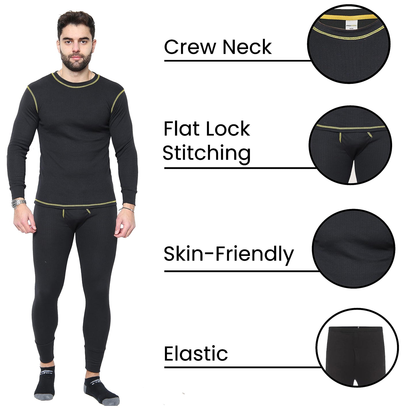 - Heatwave Pro Work Mens Thermal Set -
