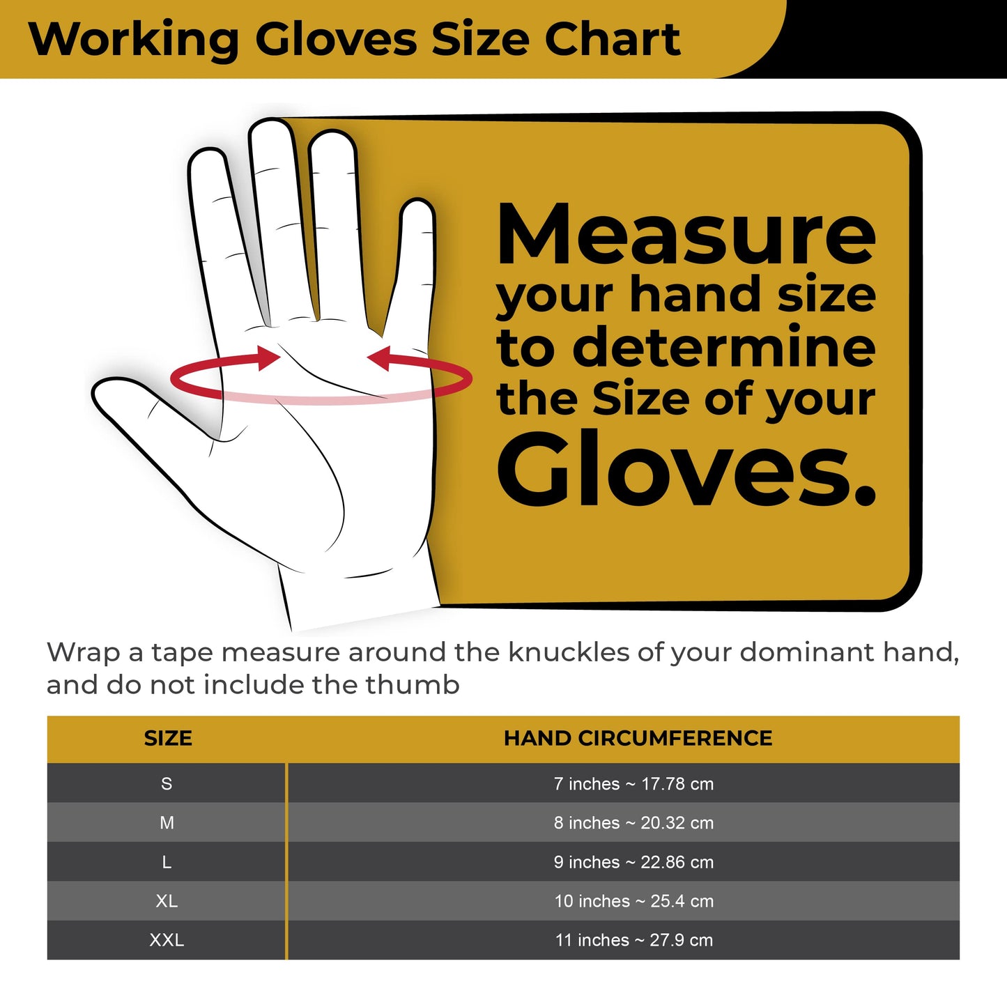 - NORTH SKIN Heavy Duty Work Gloves -