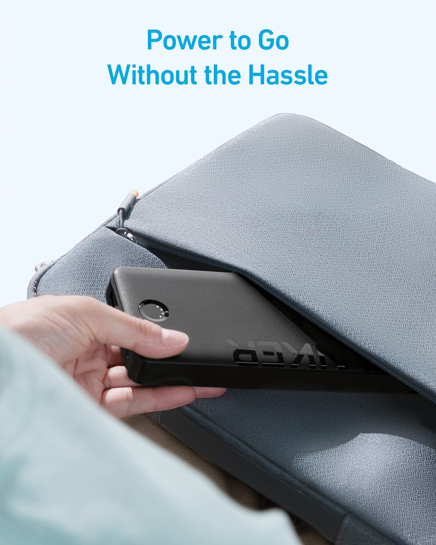 Anker Power Bank, 325 Portable Charger (PowerCore 20K II), 20,000mAh Battery Pack with 2-Port, 15W High-Speed Charging for iPhone15/15 Plus/15 Pro/15 Pro Max/14/13 Series, Samsung Galaxy and More