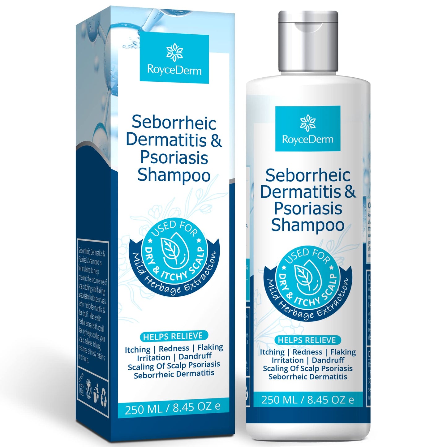 - Roycederm Seborrheic Dermatitis Shampoo | Psoriasis Shampoo | Dandruff Shampoo | Folliculitis Shampoo & Scalp psoriasis Treatment -
