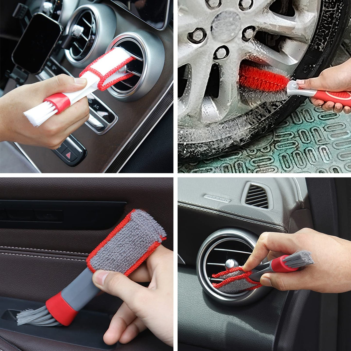 - GOH DODD Car Detailing Kit | 24 Pieces Detailing Brush Set Car Interior Detailing Kit -