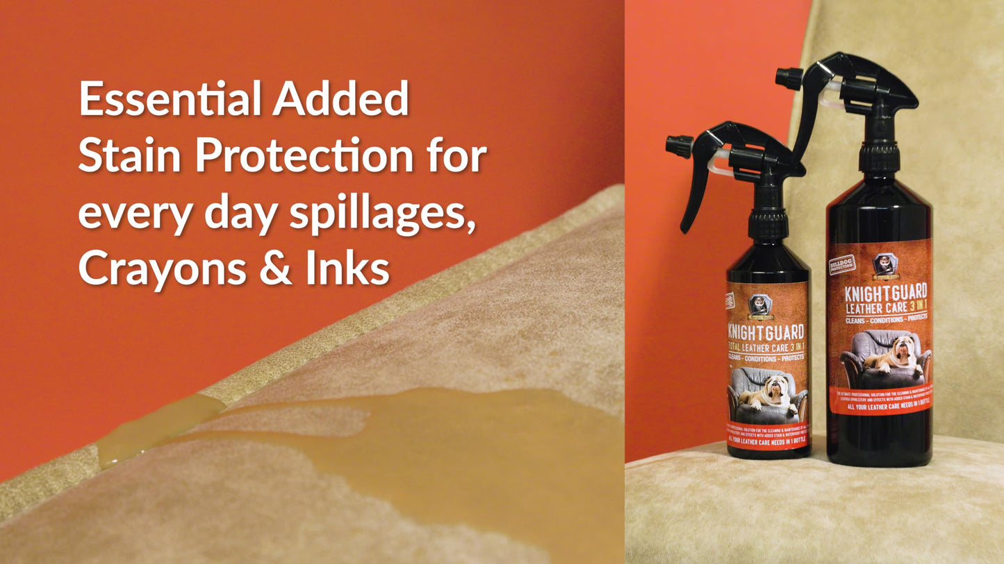 - KnightGuard Leather Care 3in1 | Cleans | Conditions | Protects -
