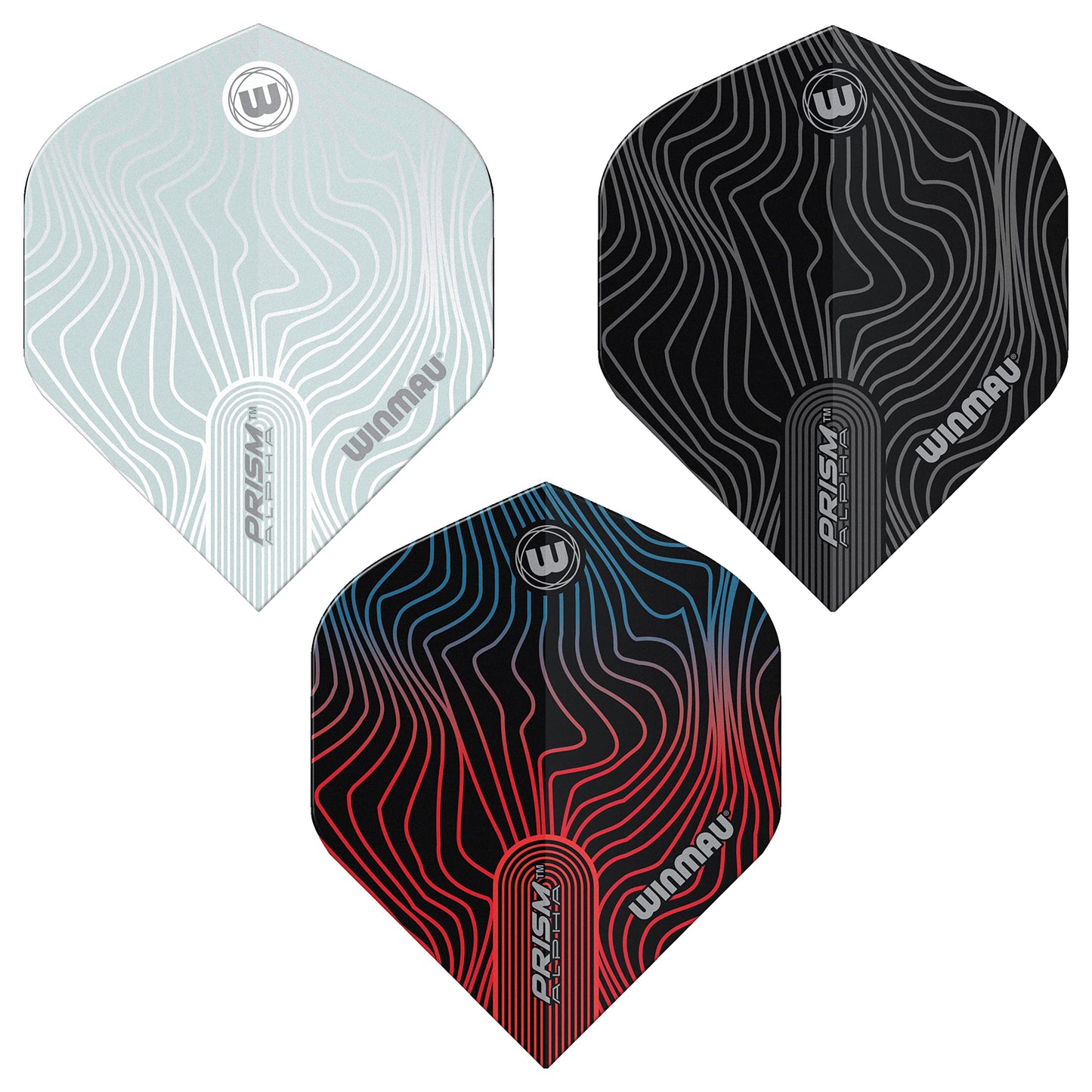 - WINMAU Prism Alpha Solar Design Dart Flight Packs - 3 sets per pack