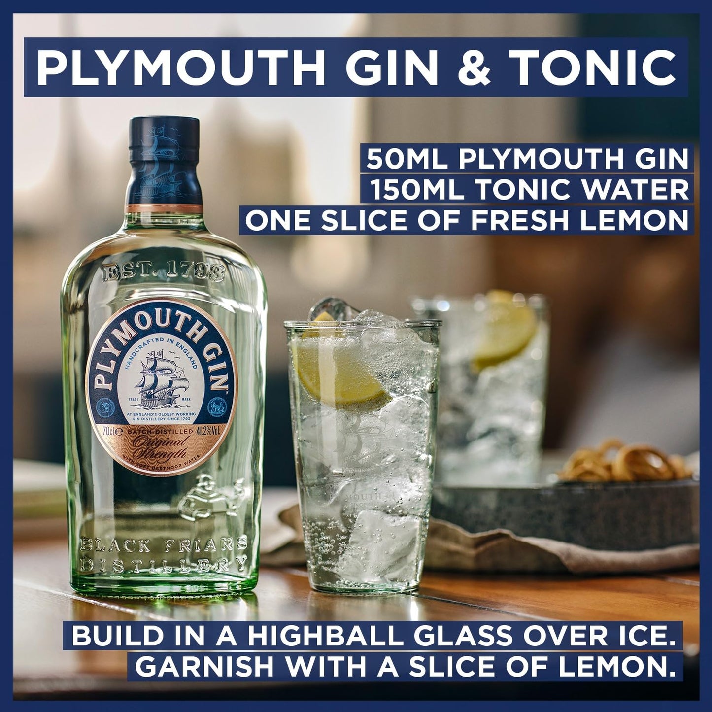 - Plymouth Original Botanical Dry Gin | 41.2% ABV | 70cl |Crafted with 7 Hand Picked Gin Botanicals | Smooth Dry Gin -