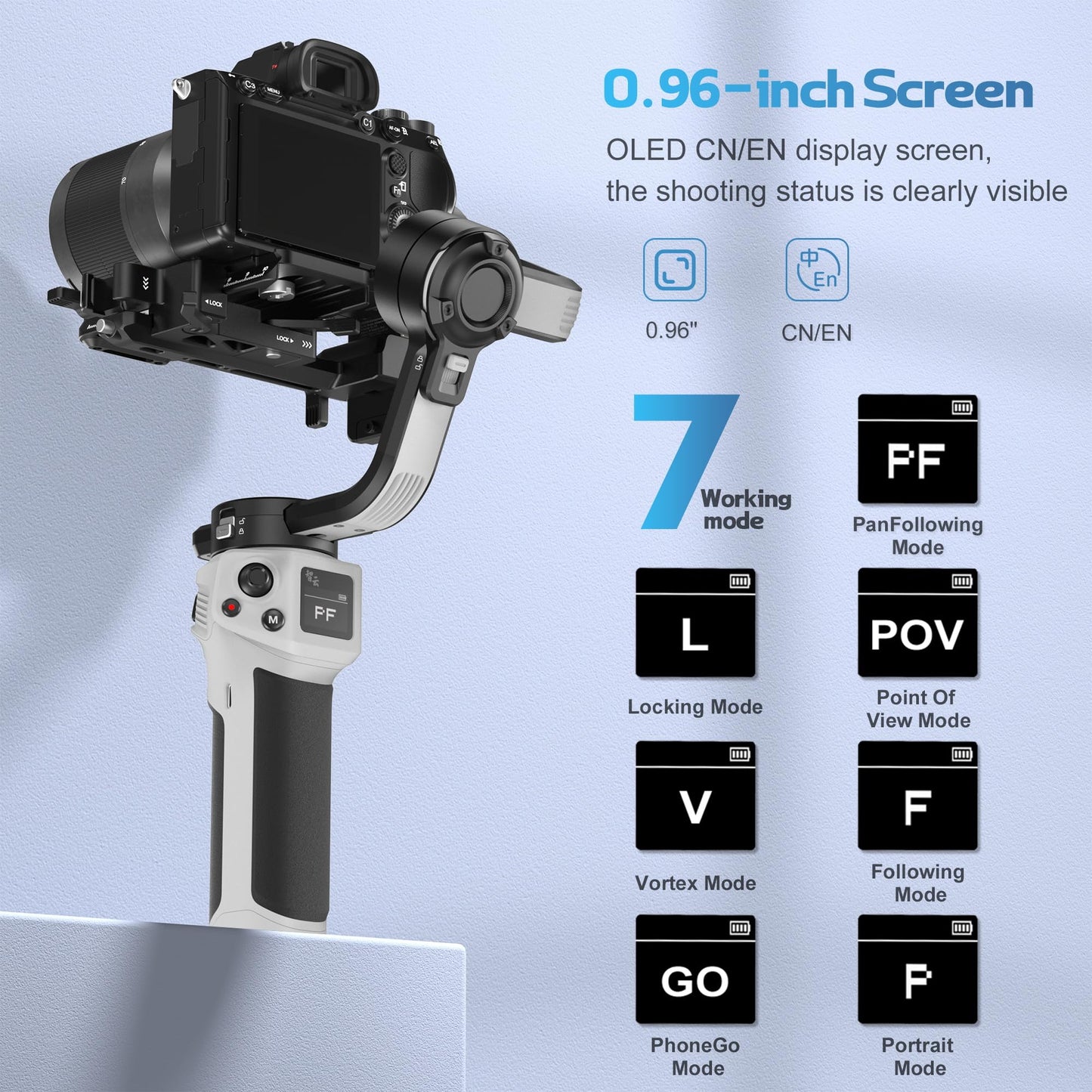 - ZHIYUN CINEPEER WEEBILL 3E Mirrorless Gimbal Lightweight Stabilizer
