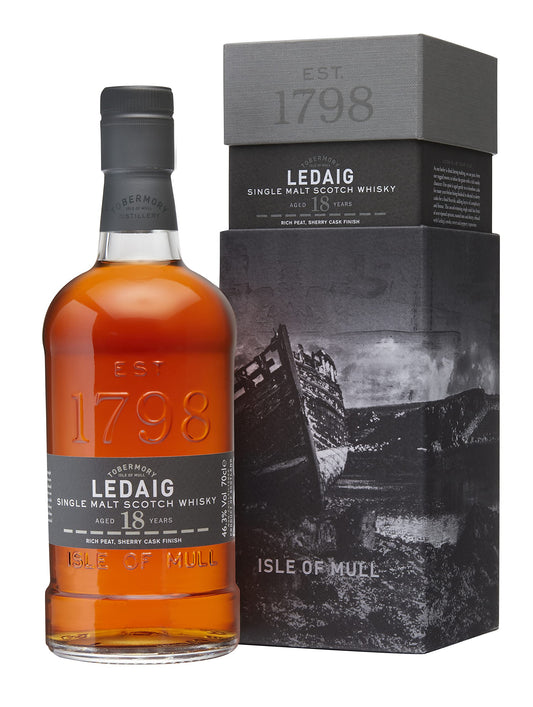 - Ledaig 18 Year Old Single Malt Scotch Whisky | 70 cl -