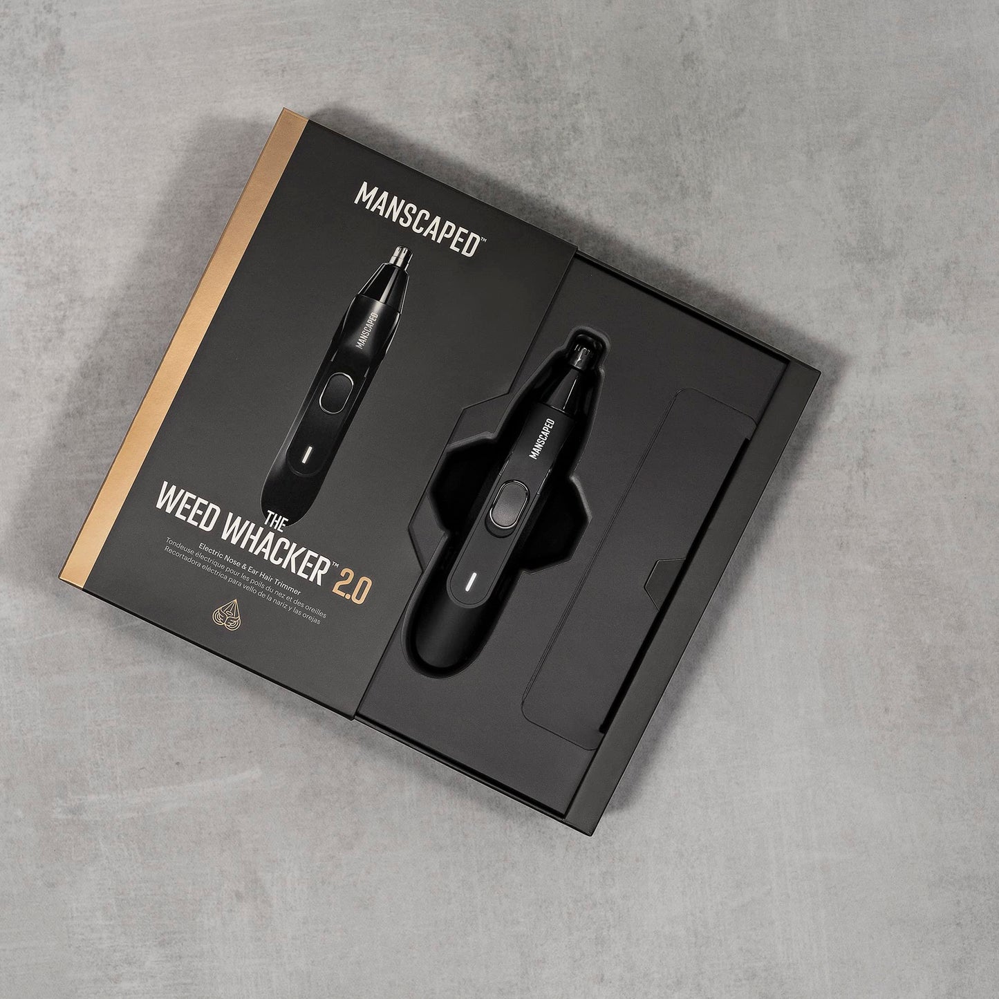 - MANSCAPED® Weed Whacker® 2.0 | Electric Nose & Ear Hair Trimmer –