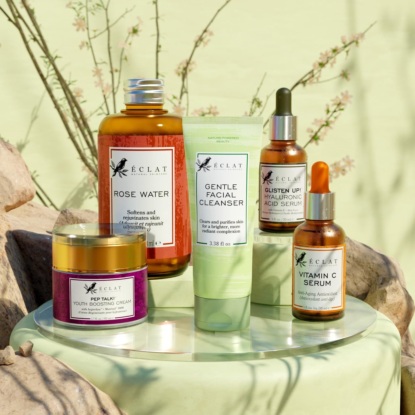 - Gentle Facial Cleanser | Green Tea Face Wash + Aloe Vera | Vitamin C & E | All Natural Face Wash -