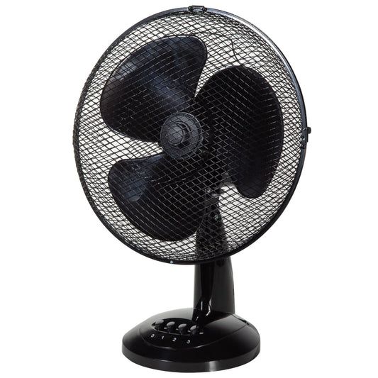 - Zanussi 12" Inch, Lightweight, Portable Desk Fan, 3 Speed Settings, Wide-Angled Oscillation, Powerful Airflow, Quiet Operation, Perfect for Bedroom or Office