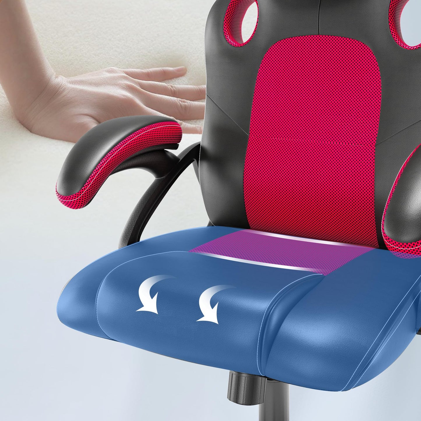 - Play Haha | Gaming Chair | Office Swivel Chair | Ergonomic | Leather PC Gaming Chair -