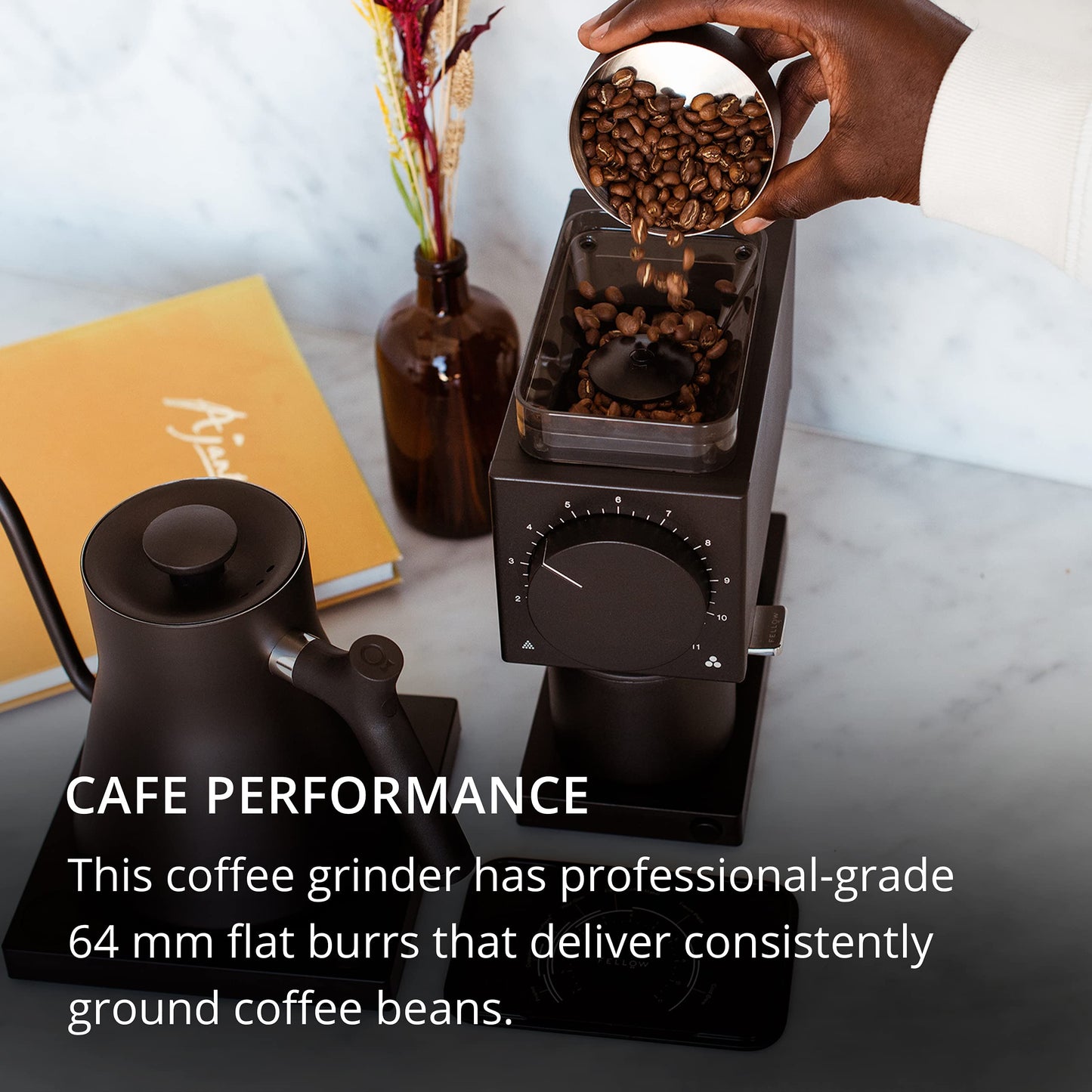 - Fellow Ode Brew Grinder | Electric Burr Coffee Grinder | 31 Settings for Drip | French Press -