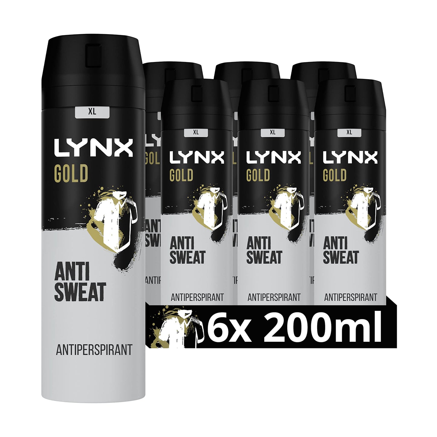 - Lynx XL Gold | Anti White Marks | Anti-Perspirant Deodorant Spray -