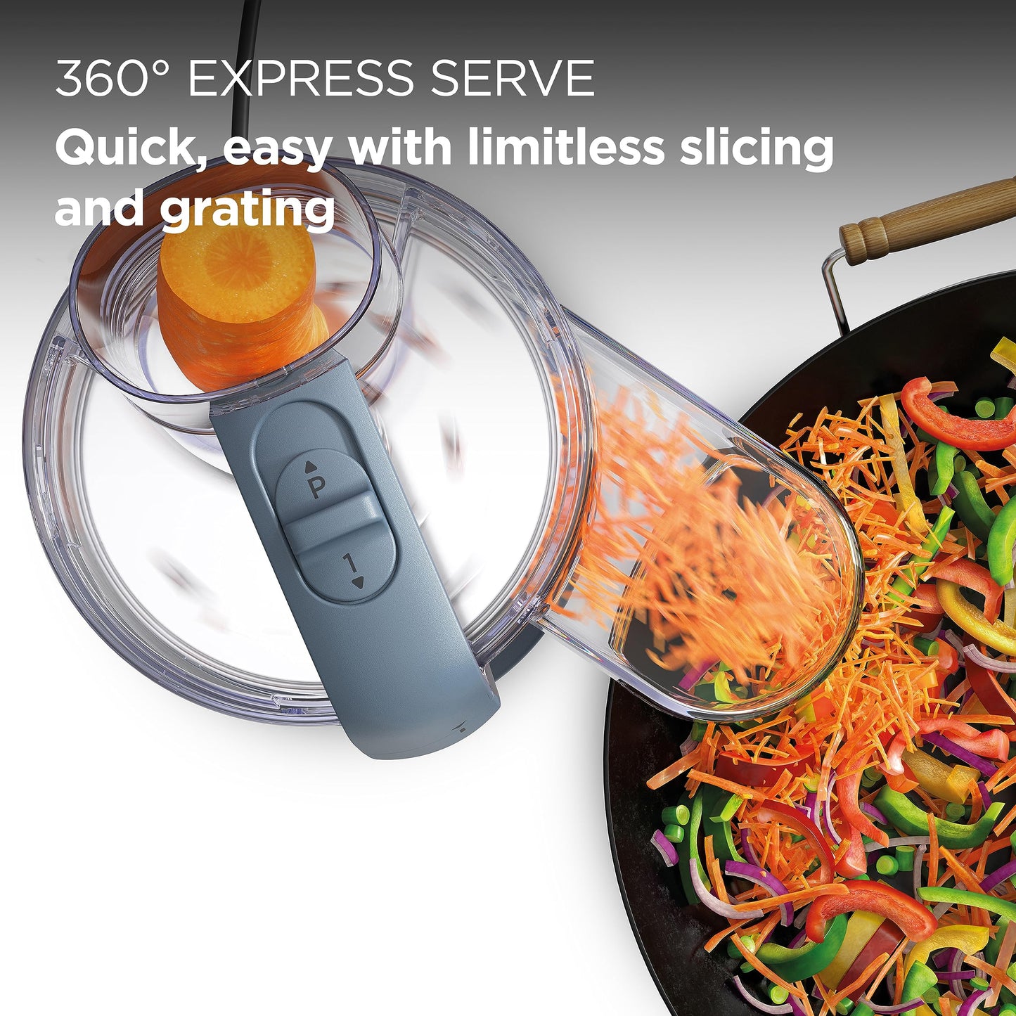 - Kenwood | MultiPro Go FDP22.130GY | Food Processor | Chopping | Slicing -