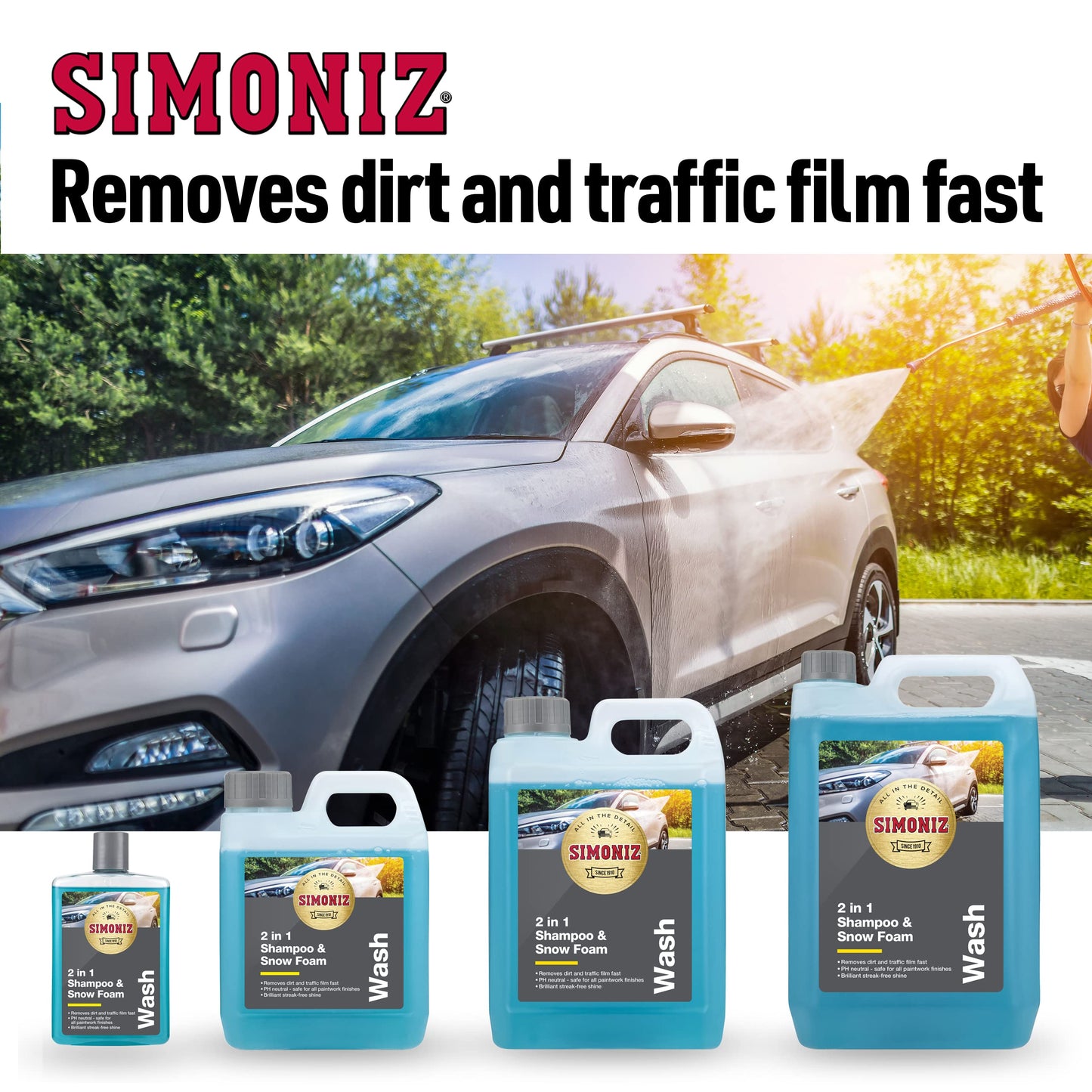 - Simoniz Car Shampoo & Wax 5L | 2-in-1 Car Shampoo -