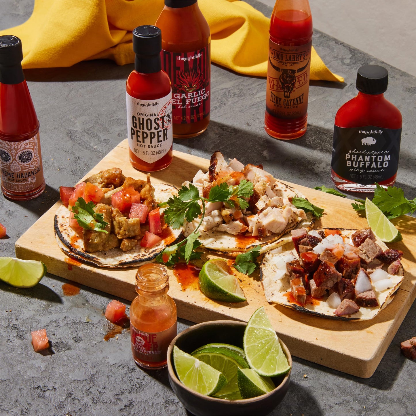 - Thoughtfully Gourmet | Hot Sauce Challenge Gift Set -